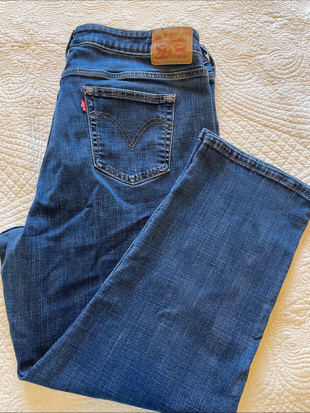 Levi's Women's Blue Boyfriend Jeans